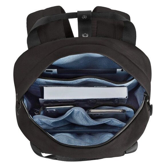 TRAVELON Origin Anti-Theft‎ Daypack Backpack Sustainable RFID Blocking Black - Picture 11 of 15